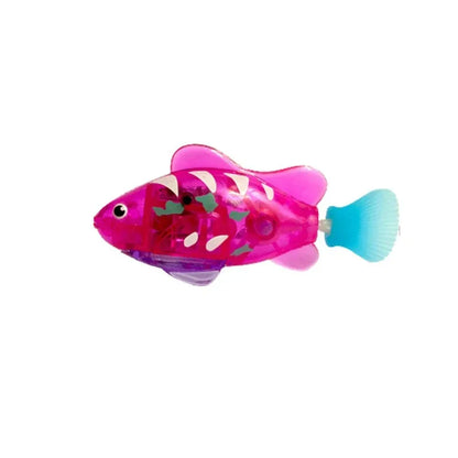 LED Interactive Swimming Robot Fish Toy for Cats: Glowing Electric Fish to Stimulate Pet Hunting Instincts