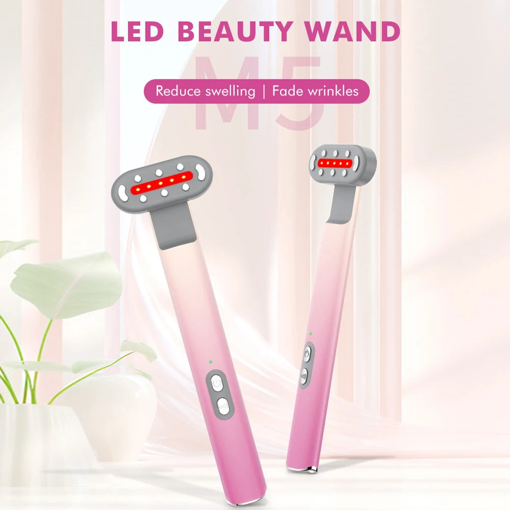 GlowUK™ 4-in-1 Electric Fairy Stick – Versatile Skincare Tool for Radiant Skin