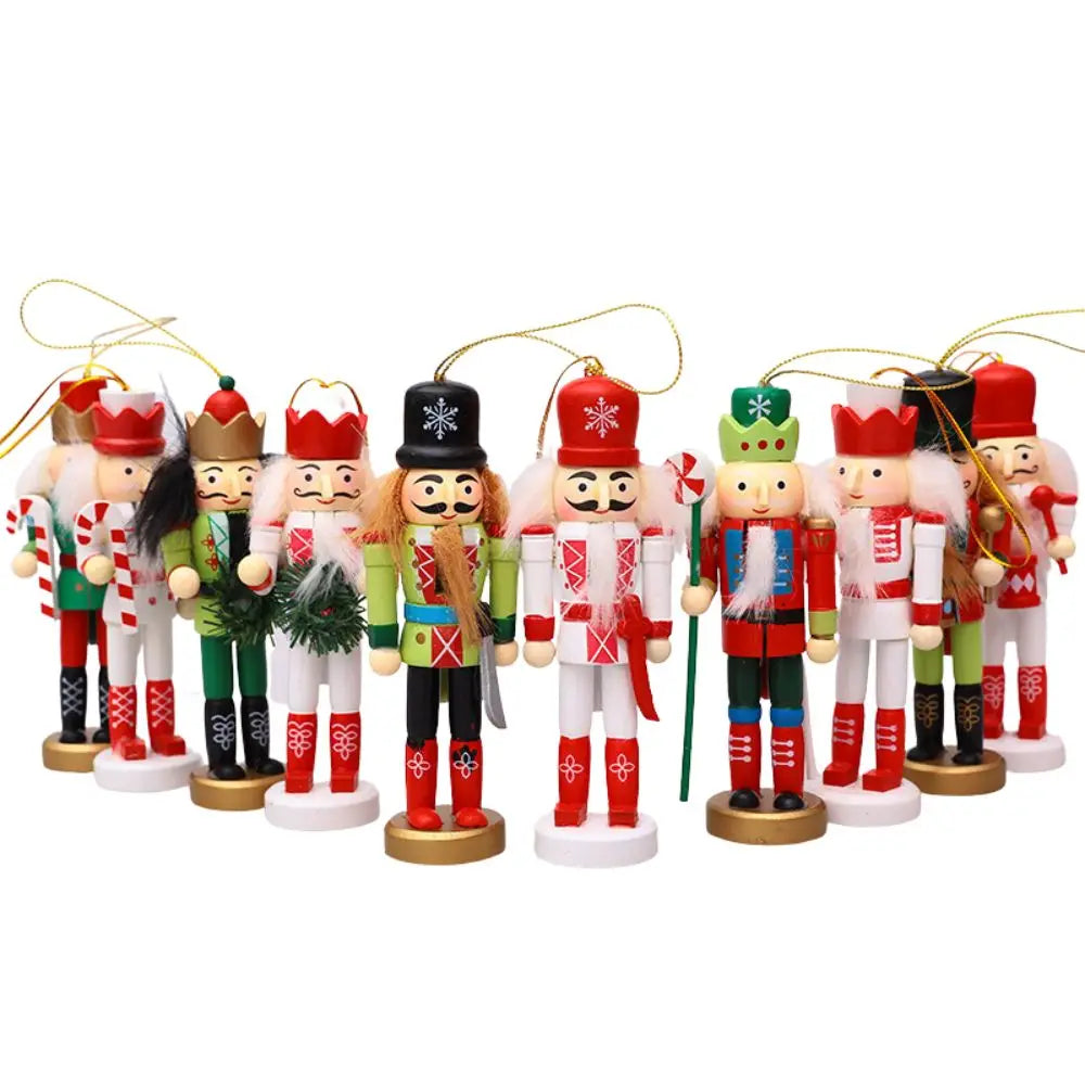 2024 Nutcracker Miniatures – Pink Series Nutcracker Puppet Ornaments for Desktop Décor, Christmas Soldiers & Band Dolls