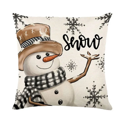 Merry Christmas Cushion Cover Set – Festive Pillowcases for Home Décor, Holiday Ornament for 2025