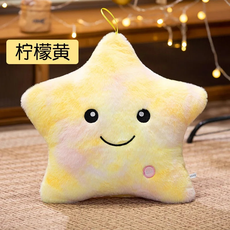 LED Glowing Star Plush Toy: Soft Stuffed Pillow Doll with Lights for Kids’ Gifts & Home Décor