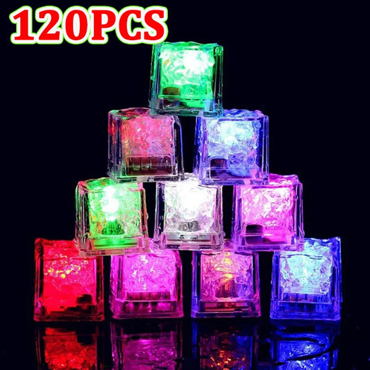 Waterproof LED Ice Cubes – Multi-Colour Flashing Light-Up Decor for Bars, Clubs, Parties & Drinks