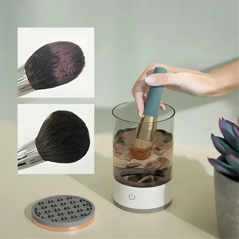 GlowUK™ 3-in-1 Electric Makeup Brush Cleaner & Dryer