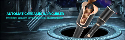 Automatic Hair Curler: Looper Wavy Crimping Curl Tool for Effortless Curls & Waves