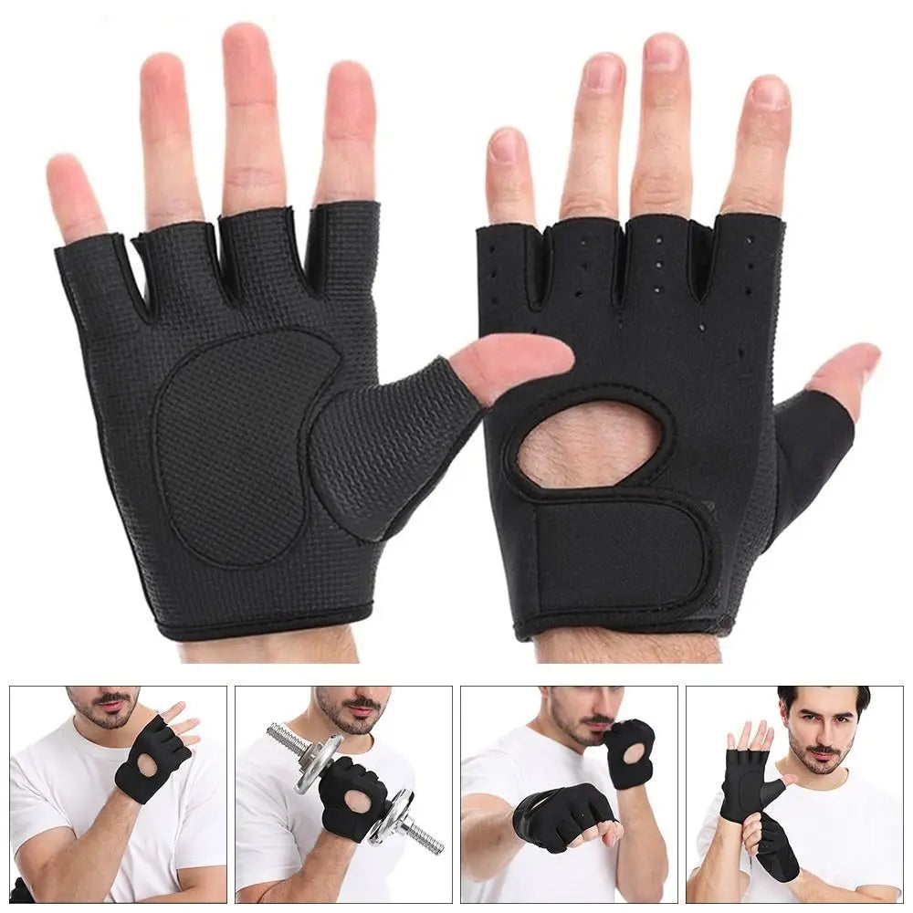 Elevate Your Workout with Our Silicone Palm Weightlifting Gloves!