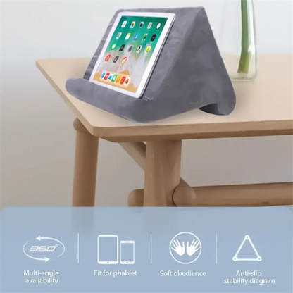 Tablet Pillow Stand: Multi-Function Cushion Holder for iPad, Mobile Phones, & Laptops – Perfect for Bed & Desk