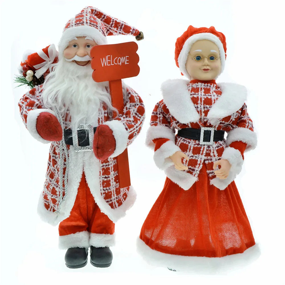 45cm Santa Claus Doll Christmas Decoration – Festive Ornament for Home, Tree & Holiday Gifting