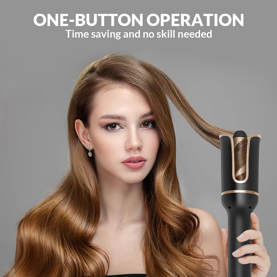 Automatic Hair Curler: Looper Wavy Crimping Curl Tool for Effortless Curls & Waves