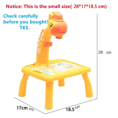 Children’s LED Projector Drawing Table: Educational Painting Set & Learning Tool for Kids’ Creativity