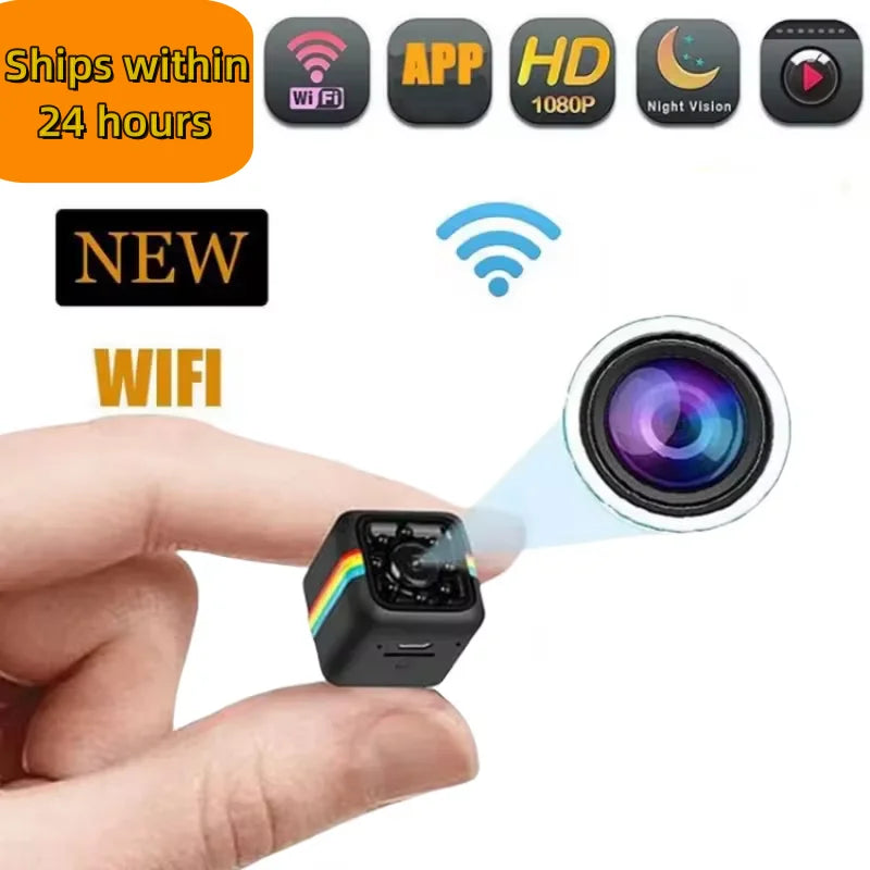 1080P HD Mini Camera – Portable Nanny Cam & Covert Security Video Recorder