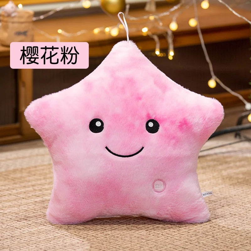 LED Glowing Star Plush Toy: Soft Stuffed Pillow Doll with Lights for Kids’ Gifts & Home Décor