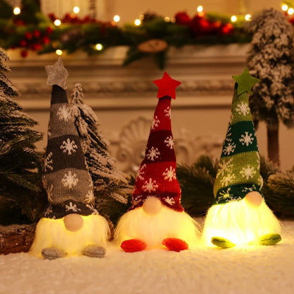 Glowing Gnome Christmas Doll – 6 Styles of Festive Faceless Gnome Decor, Perfect for Holiday Gifts & Home Decoration