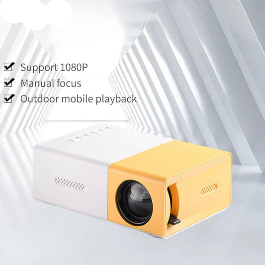 Mini Projector – Portable WiFi Smart 1280x720p Full HD Home Theatre & Mobile Projection