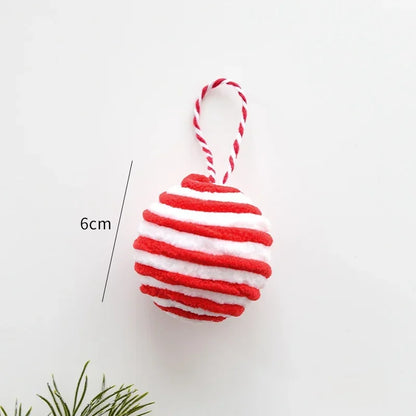 Red and White Candy Cane Lollipop Ornaments: Christmas Tree Hanging Decorations for Holiday and New Year 2025