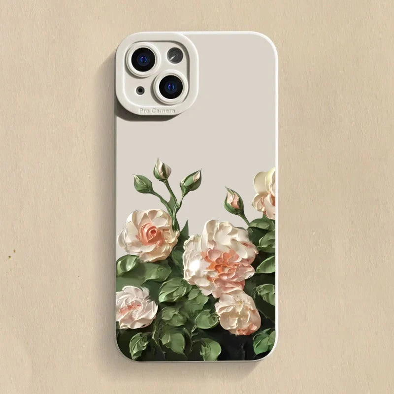 Rose Flower Phone Case for Redmi Note: Stylish Soft Silicone Cover