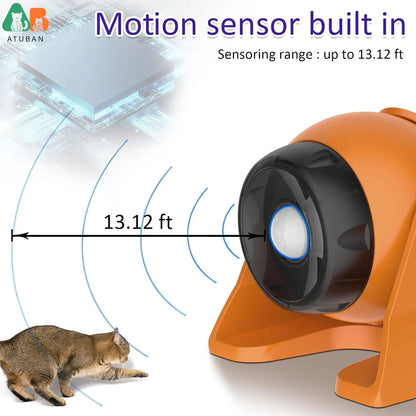 Automatic Cat Laser Toy – Interactive Rechargeable Pet Toy with Motion Sensor & Adjustable Angles