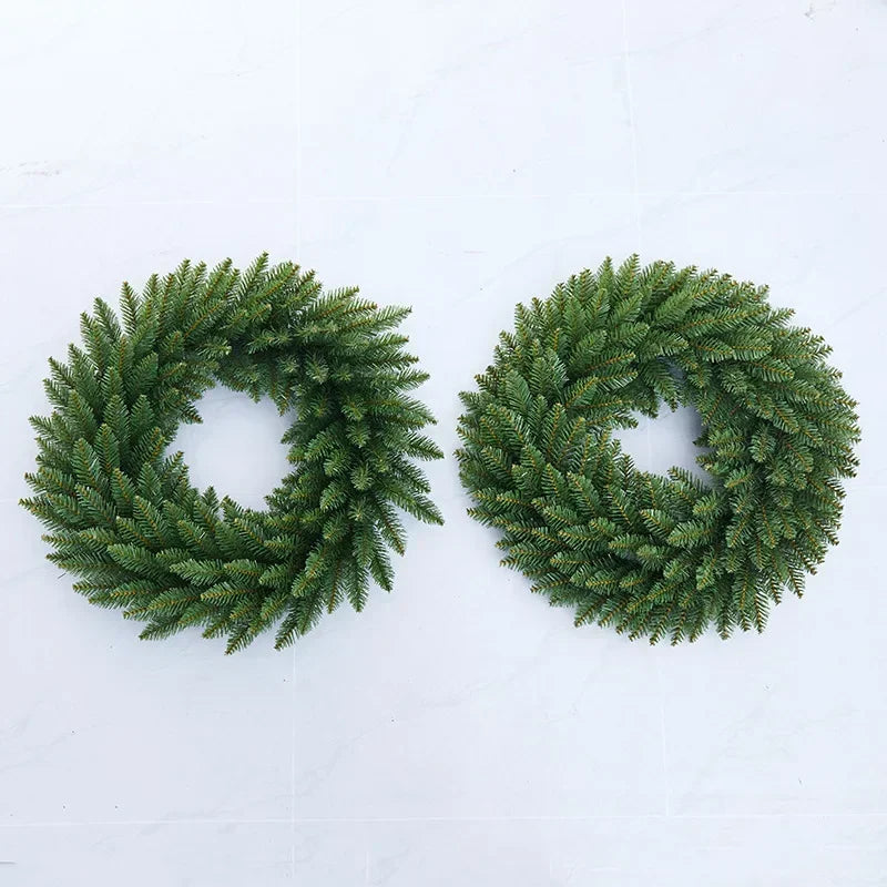 Christmas Rattan Wreath: Decorative Circle for Holiday Cheer, Available in Multiple Sizes (30cm to 60cm)