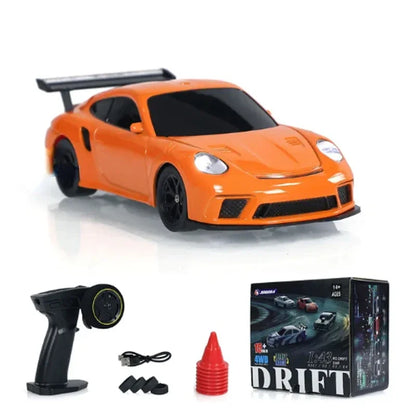 2.4G RC Drift Car 1:43 Scale – 4WD High-Speed Remote Control Racing Car for Kids & Adults