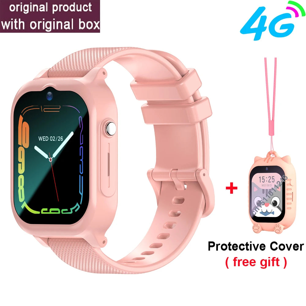 New Kids Smart Watch 4G GPS Tracker with Video Call, SOS Alert, Voice Monitor, Camera & Wi-Fi – Child Location Tracker and Phone Watch