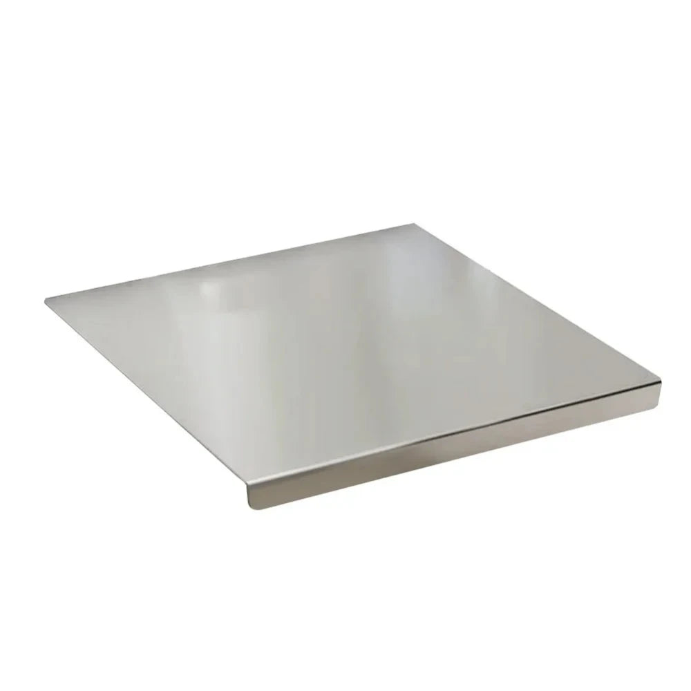 Large Stainless Steel Chopping Board: Double-Sided Multipurpose Pastry & Baking Board for Kitchen