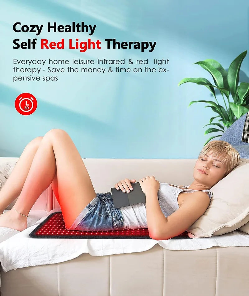 Red Light Heating Pad for Body Infrared Light Device Cushion Mat