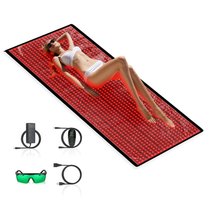 Red Light Device Near Infrared Mat 1280pcs LED Large Pads for Whole Full Body Mat Blanket Home Relaxation Device