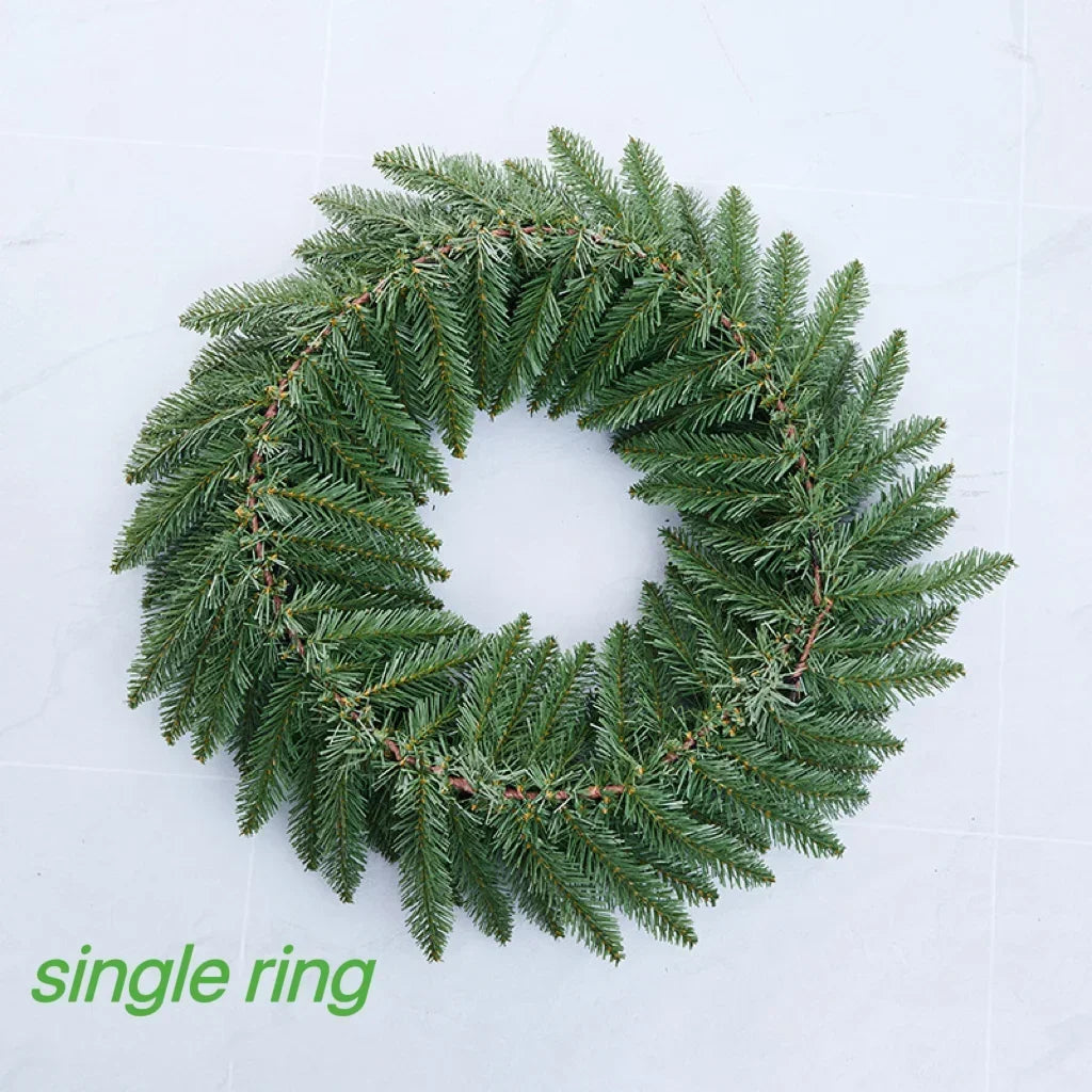 Christmas Rattan Wreath: Decorative Circle for Holiday Cheer, Available in Multiple Sizes (30cm to 60cm)