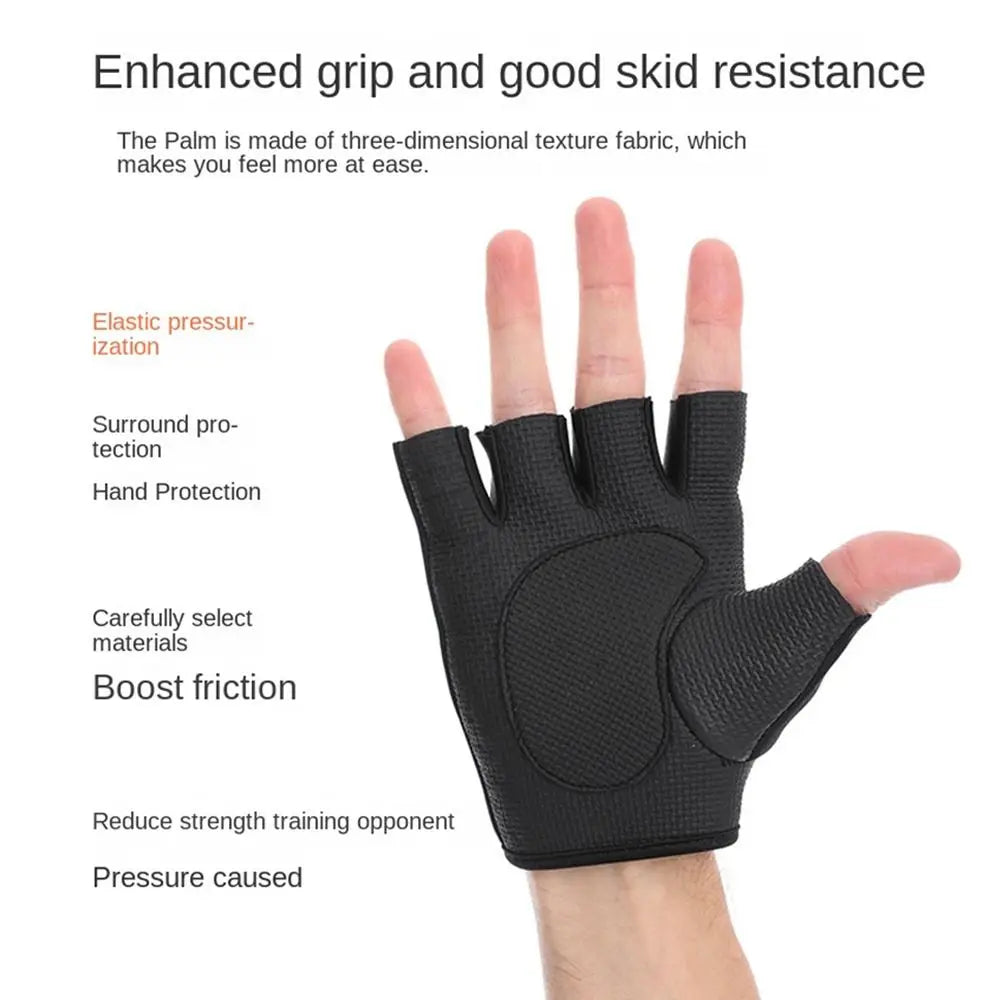 Elevate Your Workout with Our Silicone Palm Weightlifting Gloves!