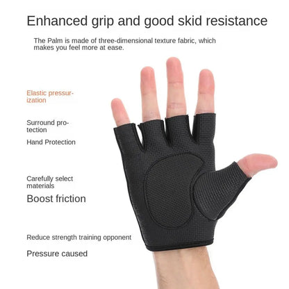 Elevate Your Workout with Our Silicone Palm Weightlifting Gloves!