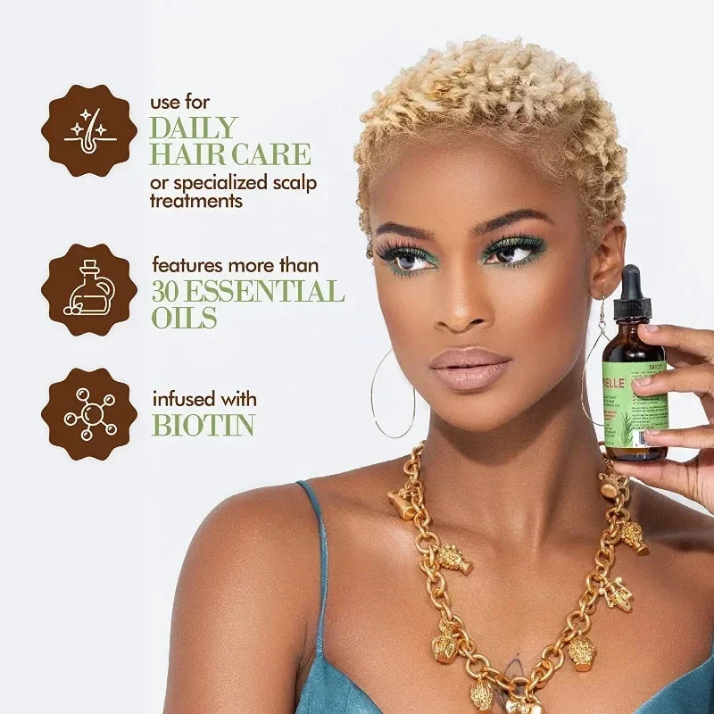 Mielle Rosemary Mint Scalp & Hair Strengthening Oil – Nourishes, Repairs Split Ends, and Promotes Healthy Hair Growth