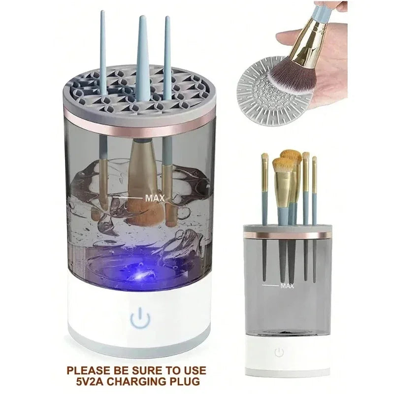 GlowUK™ 3-in-1 Electric Makeup Brush Cleaner & Dryer