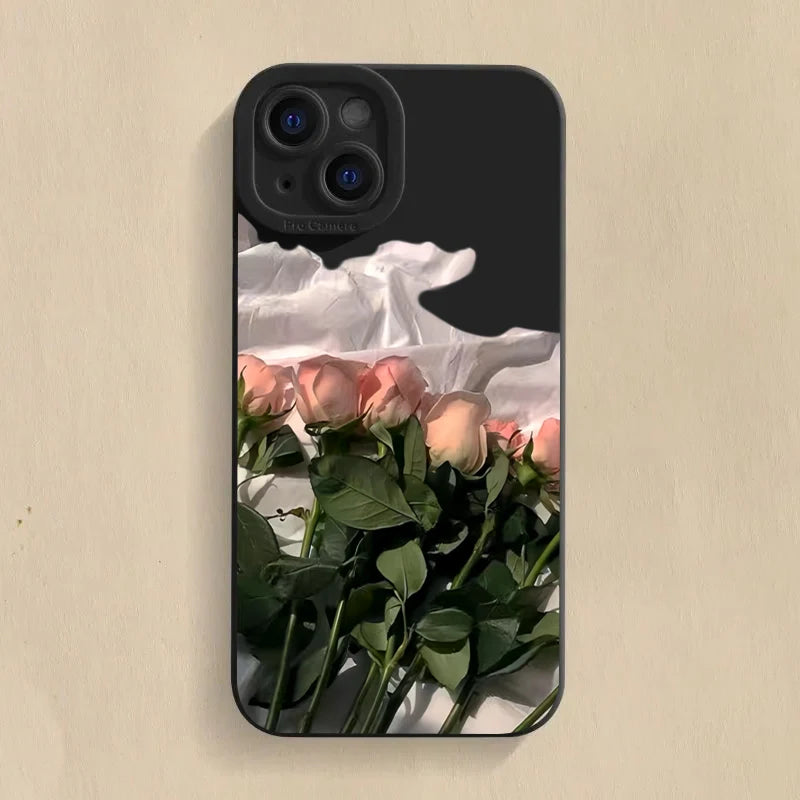 Rose Flower Phone Case for Redmi Note: Stylish Soft Silicone Cover