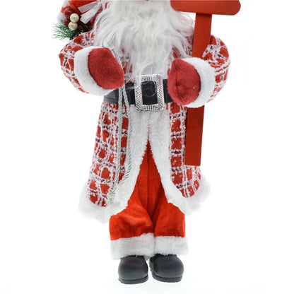 45cm Santa Claus Doll Christmas Decoration – Festive Ornament for Home, Tree & Holiday Gifting