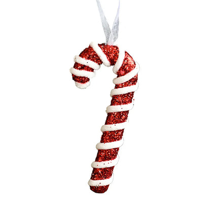 Christmas Lollipop & Candy Cane Pendant Set: Festive Hanging Ball Ornaments for Xmas Tree Décor 1