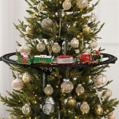 Christmas Electric Train Toy – Festive Train Set for Tree Decor & Holiday Scenes, Perfect Christmas Ornament