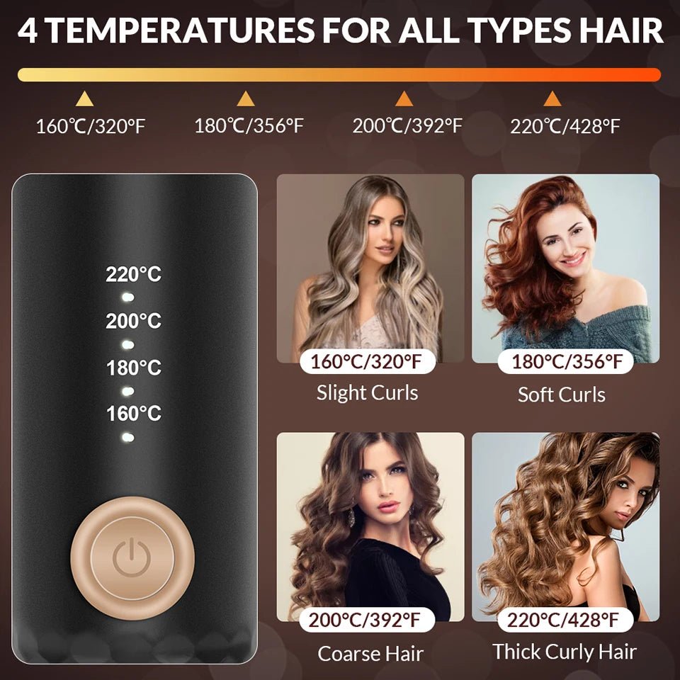 Automatic Hair Curler: Looper Wavy Crimping Curl Tool for Effortless Curls & Waves