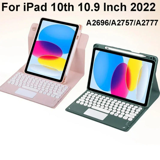 360° Rotating Keyboard Case for iPad 10th Gen (10.9-Inch, 2022) – Versatile Keyboard & Protective Cover