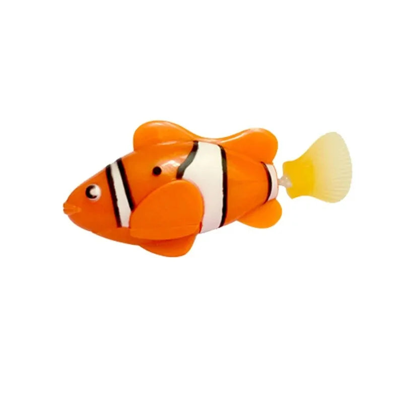 LED Interactive Swimming Robot Fish Toy for Cats: Glowing Electric Fish to Stimulate Pet Hunting Instincts