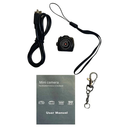 Ultra Mini Camera – Portable HD Video &amp; Audio Recorder, Webcam, Sports DV Camcorder, Small Body Security Protection Camera