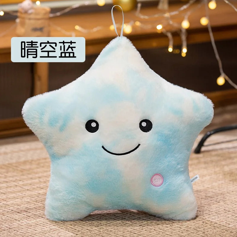 LED Glowing Star Plush Toy: Soft Stuffed Pillow Doll with Lights for Kids’ Gifts & Home Décor