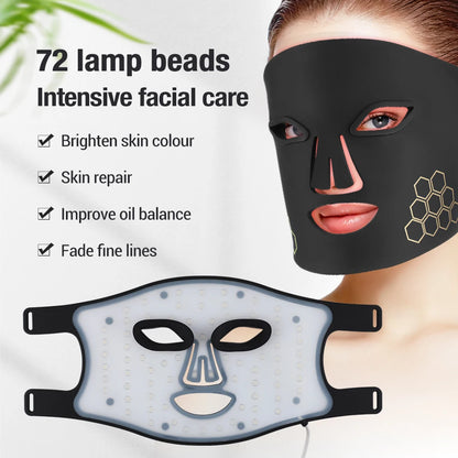 GlowUK™ Multi-Light LED Skin Rejuvenation Mask: Light Therapy for in Home Skincare