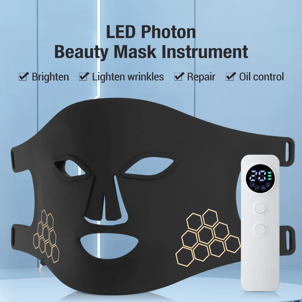 GlowUK™ Multi-Light LED Skin Rejuvenation Mask: Light Therapy for in Home Skincare