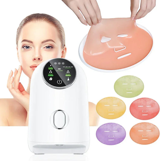 GlowUK™ DIY Face Mask Machine – Custom Natural Fruit & Veggie Facial Spa Treatment