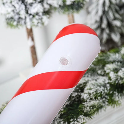 Inflatable Christmas Candy Cane Stick Balloons – Fun Merry Christmas Decorations for Home & New Year 2025