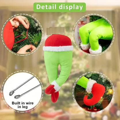 Santa Claus Legs Christmas Tree Decoration