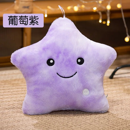 LED Glowing Star Plush Toy: Soft Stuffed Pillow Doll with Lights for Kids’ Gifts & Home Décor