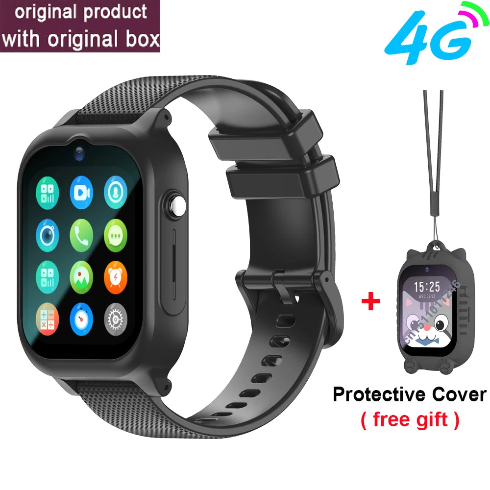 New Kids Smart Watch 4G GPS Tracker with Video Call, SOS Alert, Voice Monitor, Camera & Wi-Fi – Child Location Tracker and Phone Watch