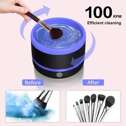 GlowUK™ Electric Makeup Brush Cleaner – Fast & Effective Cleaning at Your Fingertips