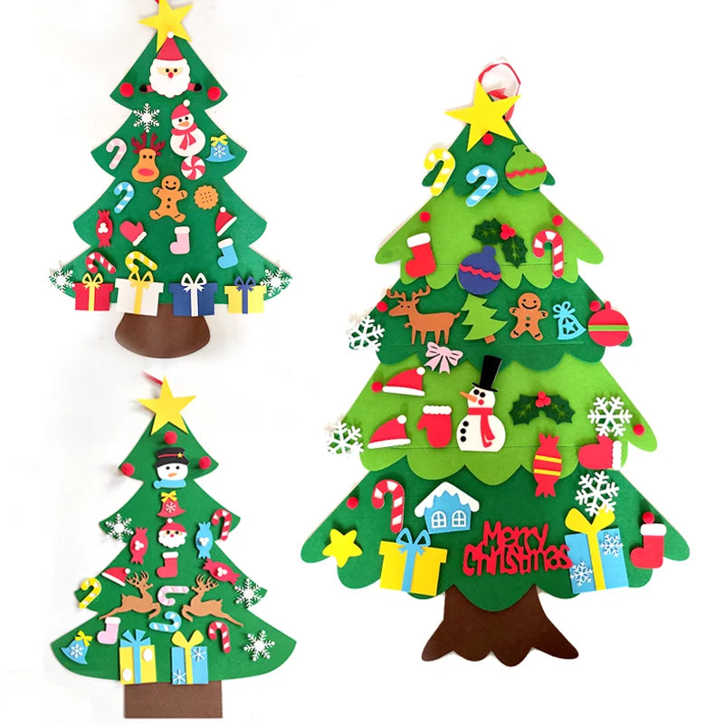 DIY Felt Christmas Tree – Festive Home Decoration for Kids & Family – Navidad 2024 Ornaments