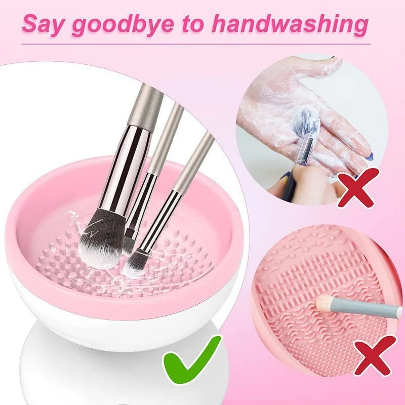 GlowUK™ Automatic Electric Makeup Brush Cleaner USB Cleaning Tools & Accessories